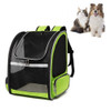 Full Net Breathable Pet Backpack For Easy Going Out Pet Backpack(Green)