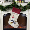 Christmas Socks Gift Bag Children Christmas Decoration Gift Socks Supplies Christmas Tree Pendant(Christmas Bear)