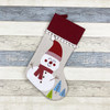 Christmas Socks Gift Bag Children Christmas Decoration Gift Socks Supplies Christmas Tree Pendant(Snowman)