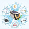 Jie Kang CE-5700A Ultrasonic Cleaner Household Jewelry Denture Glasses Cleaner(UK Plug)