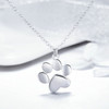 S925 Sterling silver Necklace Cute Pet Imprint Necklace