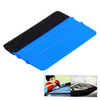 3 PCS Blue Felt Scraper Car Foil Cleaning Tool, Size:10×7cm(Blue)