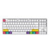 Ajazz K870T 87-keys Wired Bluetooth + Type-C Rechargeable Mechanical Keyboard  Mini RGB Backlit Keyboard, Cable Length: 1.6m(Green Shaft)