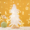Mini Christmas Tree Decoration Window Desktop Christmas Decoration(White)