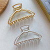 2 PCS All-Match Plate Hairpin Hair Accessories Random Color Delivery, Style:Triangle