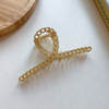 2 PCS All-Match Plate Hairpin Hair Accessories Random Color Delivery, Style:Hollow