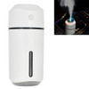 Mini USB Colorful Night Light Home Car Humidifier, Style:Rechargeable(White)