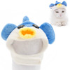4 PCS Soft Cat Headgear Cat Dog Cross Dress Pet Hat, Size: L(Pufferfish)