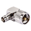 UHF Male to BNC Female Connector, 90 Degree Elbow