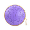 15-Tone Ethereal Drum 14-Inch Steel Tongue Drum Hollow Drum Sanskrit Drummer Disc(Purple)