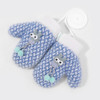 Children Gloves Plus Velvet Warm Gloves Cute Mitten Thicken Lanyard Gloves, Colour: Navy Blue (Little Rabbit)(M (5-12 years old))