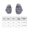 Children Gloves Plus Velvet Warm Gloves Cute Mitten Thicken Lanyard Gloves, Colour: Gray (Plus Velvet Thickening)(M (5-12 years old))