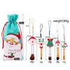 Christmas Makeup Brush Gift Elk Beginner Set Beauty Tool Set, Specification:Five Shorts 4-Double Sided