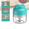 Wireless USB Charging Garlic Machine Baby Food Supplement Machine, Style:100ml Twisted Garlic(Blue)