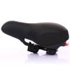 Bicycle Seat With Tail Light Bicycle Seat Comfortable Seat Cushion Riding Accessories(Black)