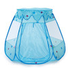Children Indoor Foldable Hexagonal Tent Game House(Blue)