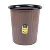 10 PCS Xinermei Kitchen Living Room Bathroom Household Plastic Trash Can, Size:L 28x26x19cm(Brown)