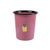 10 PCS Xinermei Kitchen Living Room Bathroom Household Plastic Trash Can, Size:S 26x24x18cm(Dark Red)