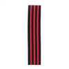 Three-color Stripe Yoga Belt Looped Latex Silk Non-slip Tension Band, Size:S(Red)