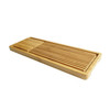 Portable Removable Rectangular Full Bamboo Dry Tea Tray