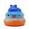 Funny Smashing Toy Slow Rebound Stool Decompression Toy, Size:7×7.5cm, Color:Starry Yellow Love