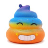 Funny Smashing Toy Slow Rebound Stool Decompression Toy, Size:7×7.5cm, Color:Yellow Smile