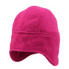 Unisex Autumn and Winter Outdoor Solid Color Fleece Warm Bomber Hats, Size:One Size(Rose Red)