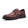 Round Head Comfortable Casual Shoes for Men (Color:Brown Size:41)