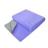 Yoga Blanket Meditation Auxiliary Blanket Yoga Supplies(Purple/Light Gray)