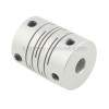 CNC Stepper Motor Flexible Coupling Coupler (6x10mm)(Silver)