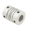 CNC Stepper Motor Flexible Coupling Coupler (10x10mm)(Silver)