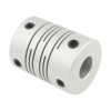 CNC Stepper Motor Flexible Coupling Coupler (6x8mm)(Silver)