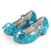 Fashion Sequins Lightweight Princess Shoes Student Dance Shoes (Color:Blue Size:36)