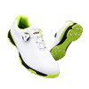 PGM Golf Breathable Rotating Buckle Sneakers Outdoor Sport Shoes for Men(Color:White Green Size:41)