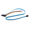 29 Pin SATA Female to 7 Pin Female and 4 Pin Power Cable, Length: 70cm