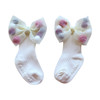 Autumn and Winter Cute Hair Ball Big Bow Baby Cotton Socks, Size:0 to 2 Years Old(White)