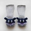 Cartoon Doll Head Baby Floor Socks Dispensing Non-slip Toddler High Knee Socks, Size:XS(Gray)