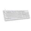 Rapoo MT710 104 Keys White Backlight Office Machinery Wired Keyboard(Red Shaft)