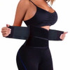 Women Abdomen Adjustable Belt Body Sculpting Corset with Fat Burning Slimming, Size:XL(Black)