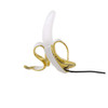 Banana Table Lamp Bedroom Decoration Lamp, Specification: EU Plug, Style:Standing Posture(Plating)