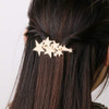 5 PCS Star Barrettes Jewelry Hair Accessories(Gold)