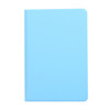 Universal Spring Texture TPU Protective Case for iPad Mini 4 / 5, with Holder(Sky Blue)