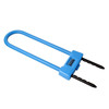 Glass Door Double open U-lock Anti Hydraulic Shear Lengthened Mechanical Code Lock(Blue)