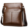 WEIXIER 18071 Men Business Leisure Style PU Leather Single Shoulder Bag (Light Brown)