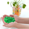 1000 PCS Home Decor Pearl Shaped Crystal Soil Water Beads Bio Gel Ball For Flower/Weeding Mud Grow Magic Jelly Balls(Green)