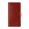 For HTC Desire 20 Pro idewei Crazy Horse Texture Horizontal Flip Leather Case with Holder & Card Slots & Wallet(Brown)