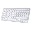 WB-8022 Ultra-thin Wireless Bluetooth Keyboard for iPad, Samsung, Huawei,  Xiaomi, Tablet PCs or Smart Phones, Arabic Keys(Silver)