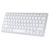 WB-8022 Ultra-thin Wireless Bluetooth Keyboard for iPad, Samsung, Huawei,  Xiaomi, Tablet PCs or Smart Phones, Arabic Keys(Silver)