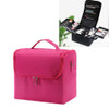 Large-capacity Multi-layer Professional Cosmetic Bag Portable Nail Makeup Toolbox(Rose Red)