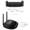 B28 2 in 1 Dual Antenna Style Bluetooth 5.0 Audio Adapter Transmitter Receiver, Support Optical Fiber & AUX & LED Indicator